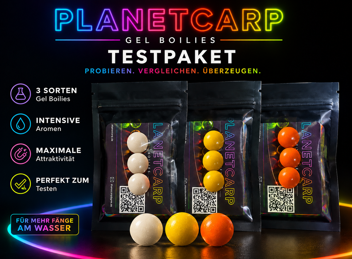 Planetcarp Gel Boilies – Testpaket | 3 Sorten zum Ausprobieren