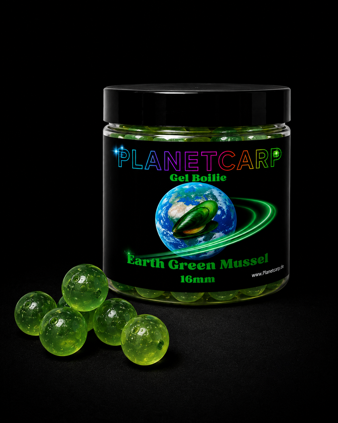 Earth Green Mussel Gel Boilie