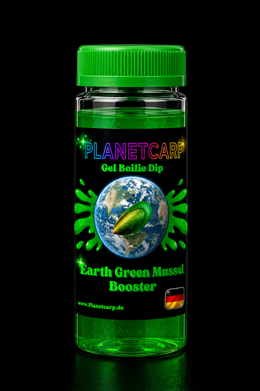 Earth Green Mussel Gel Boilie Dip